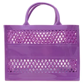 Personalized Purple Jelly Beach Bag