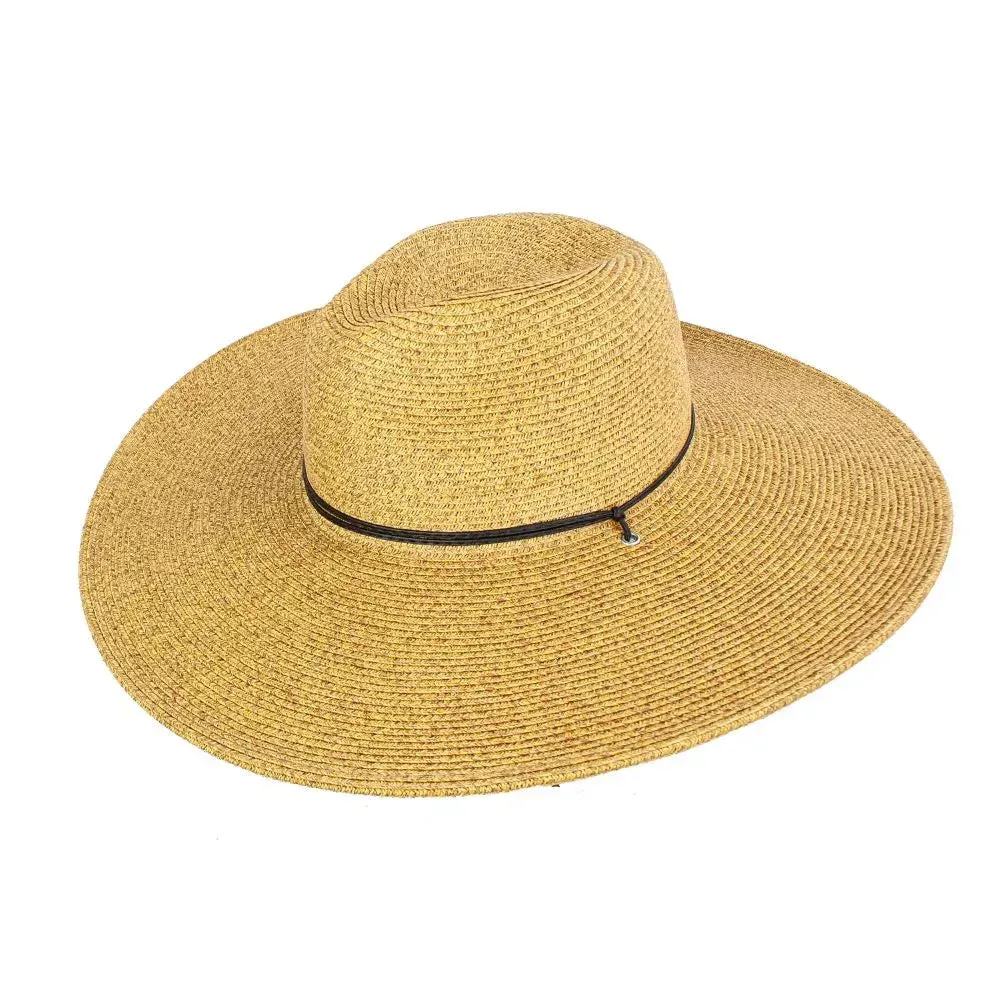 Peter Grimm Shimmer - Womens Wide Brim Straw Sun Hat