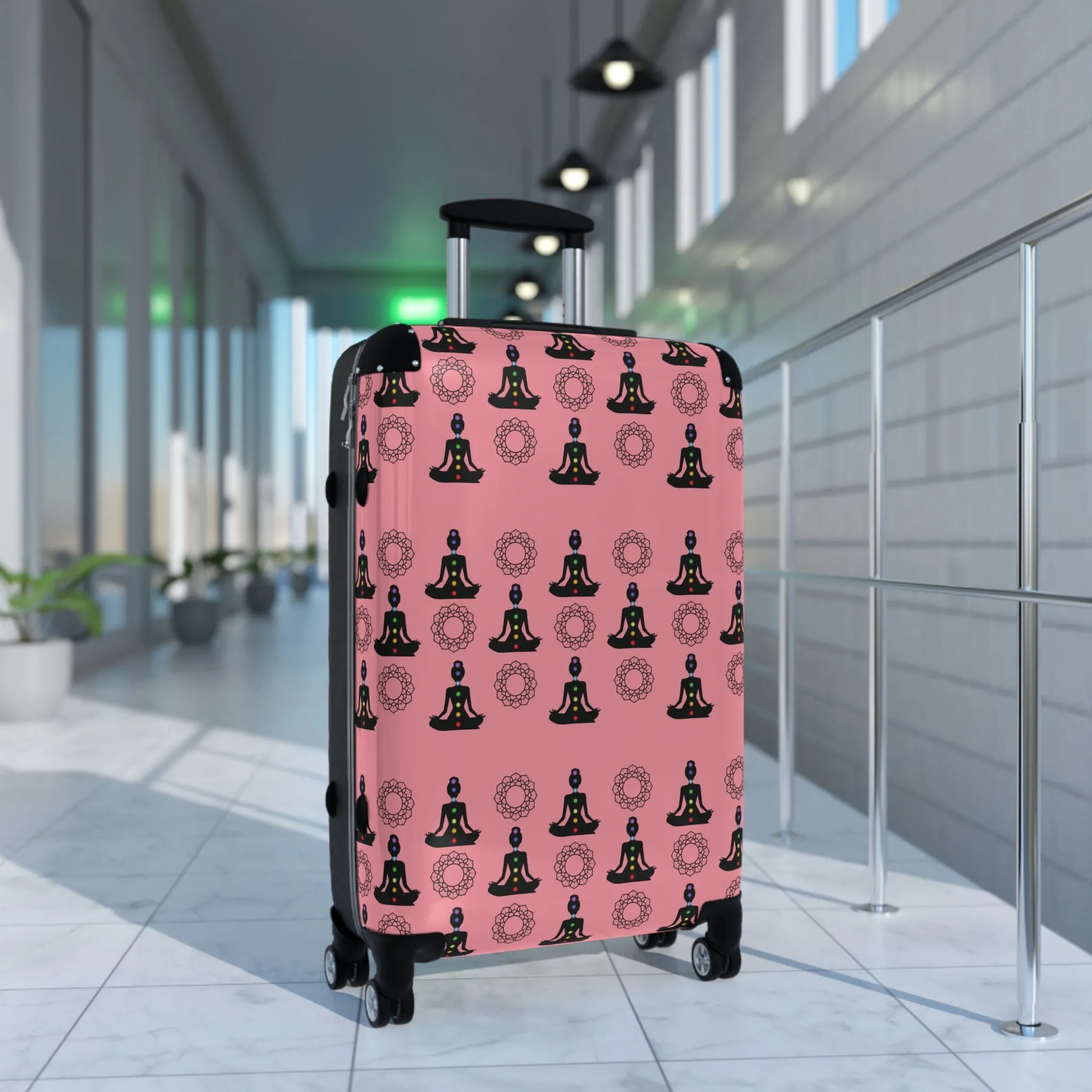 Pink Chakra Traveler Suitcase