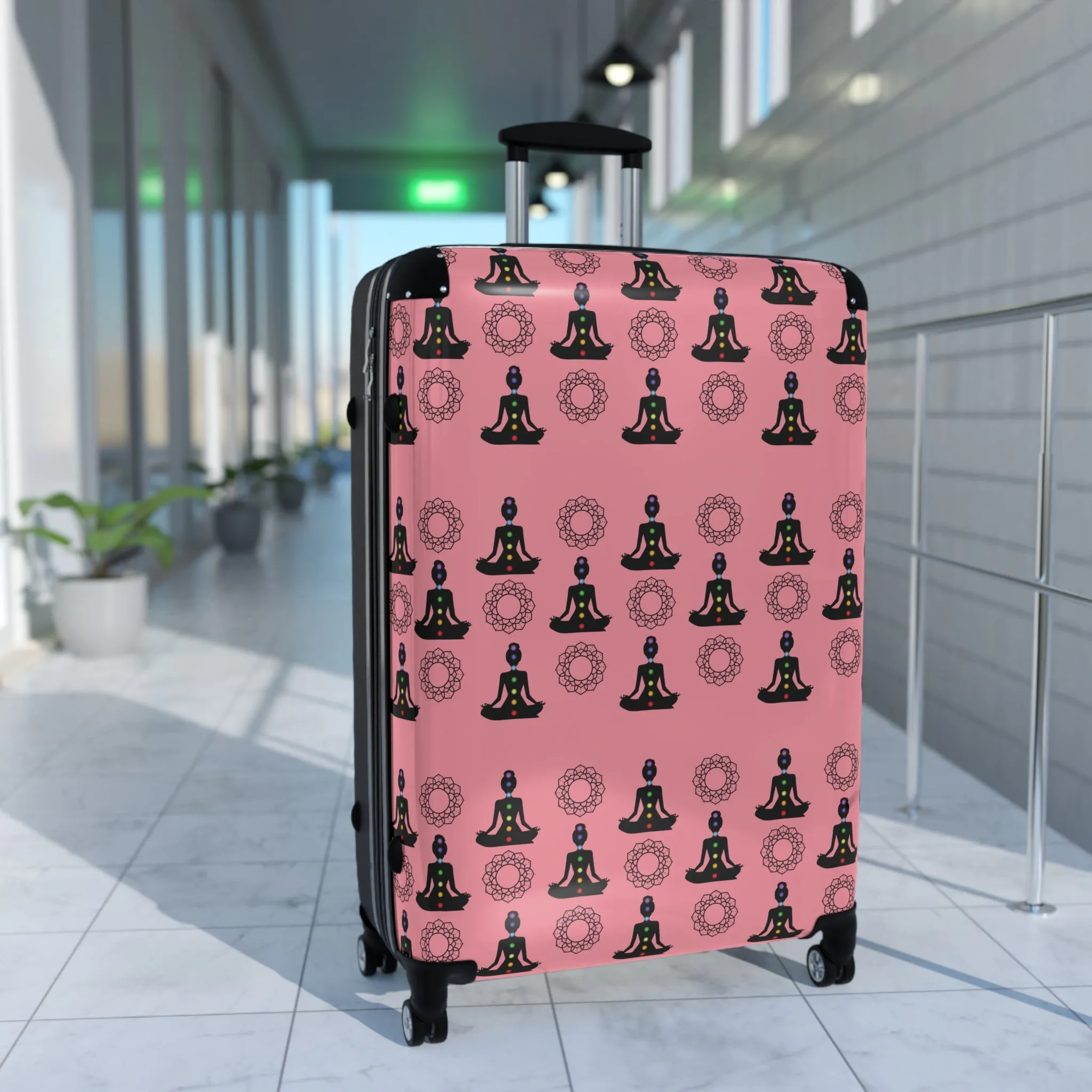 Pink Chakra Traveler Suitcase