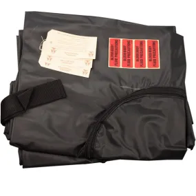 Post Mortem Adult Bariatric Body Bags, Black, 600 lbs Capacity, 10/Case