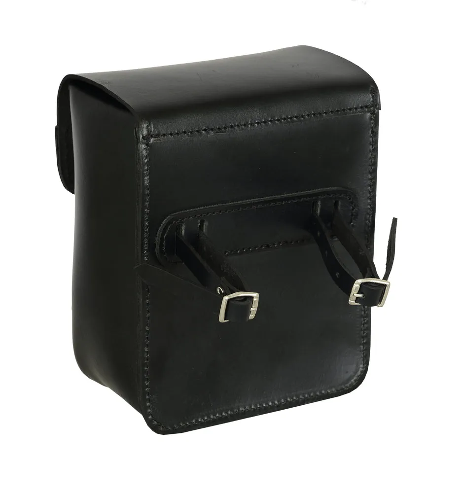 Premium Leather Tool Bag For Sissy Bar By Daniel Smart