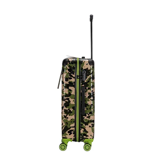 Premium Quality ABS Hard Shell Urban Camouflage Print Spinner Suitcase with Built in Lock - 26 Inch