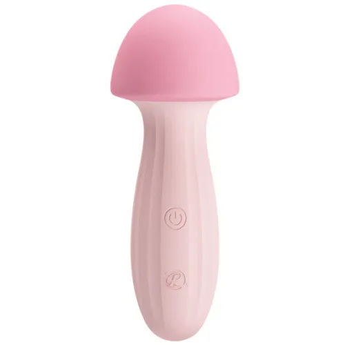 Pretty Love Mushroom Rechargeable Wand Vibrator 13cm