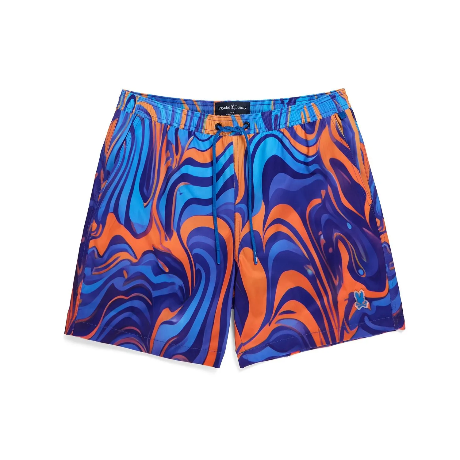 Psycho Bunny Nevada All Over Print Swim Trunk - Bright Royal