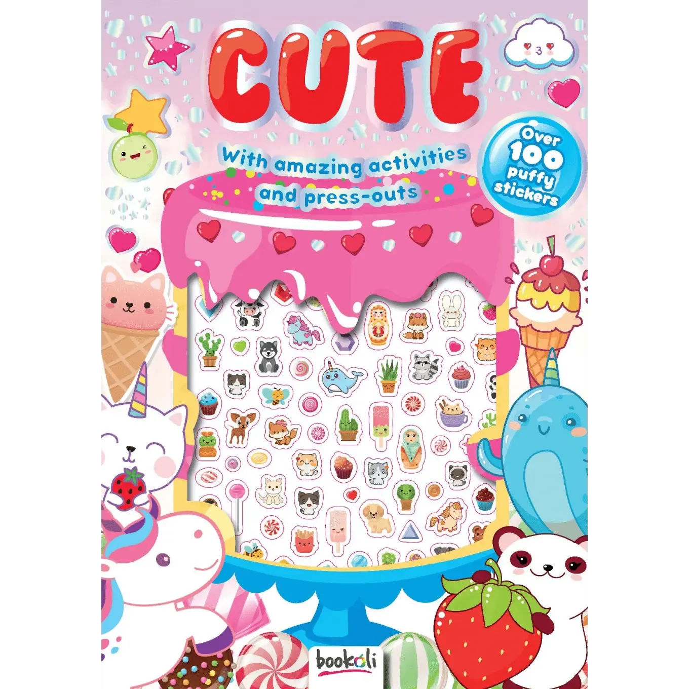 Puffy Sticker Activity Book: Cute