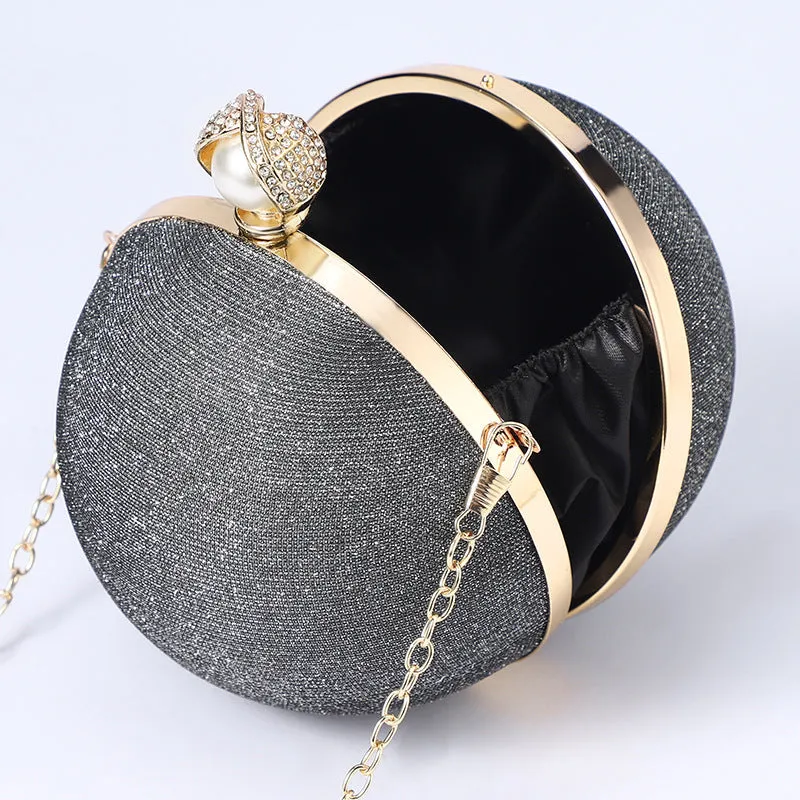 Retro Round Pearl Bag