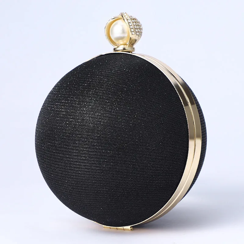 Retro Round Pearl Bag