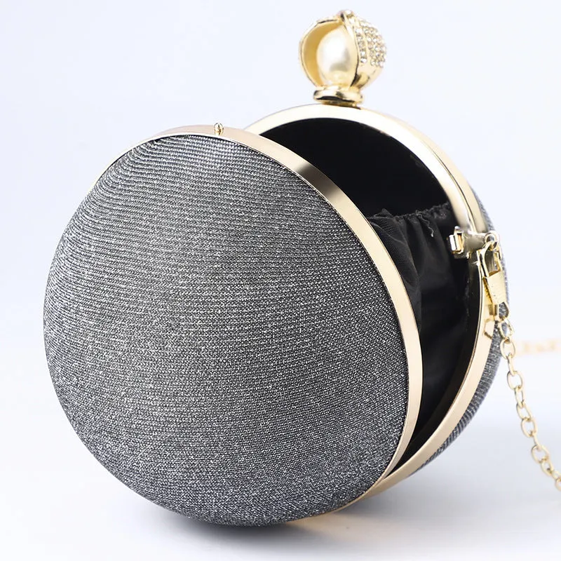 Retro Round Pearl Bag