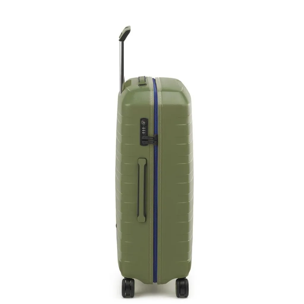 Roncato Box Young Medium 69cm Hardsided Spinner Suitcase Green