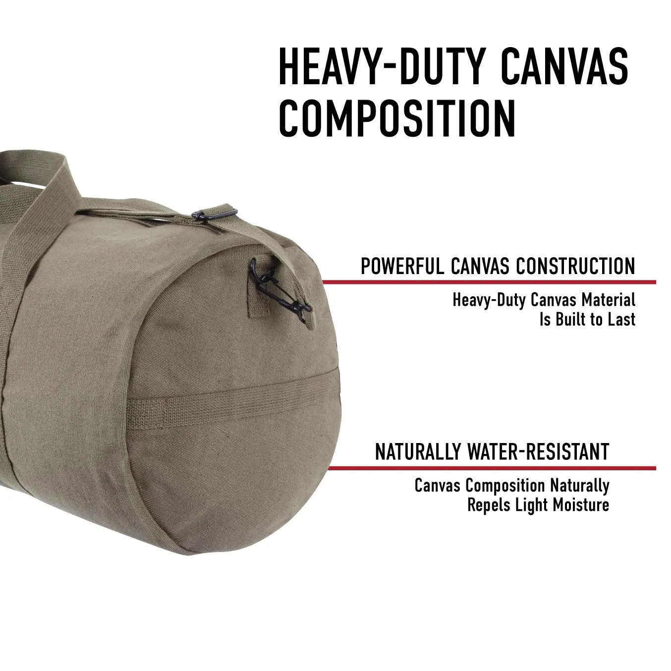 Rothco: Waxed Canvas Shoulder Duffle Bag