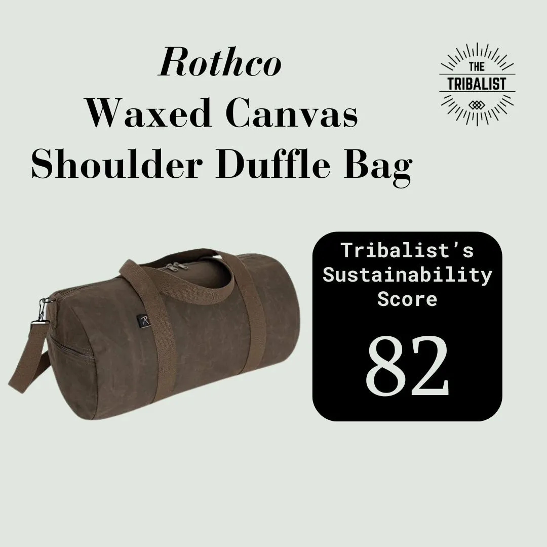 Rothco: Waxed Canvas Shoulder Duffle Bag