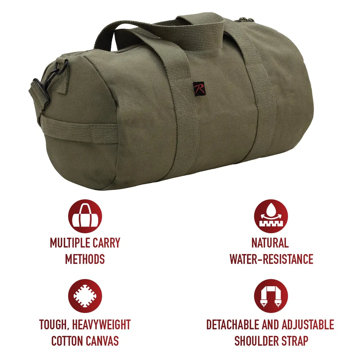 Rothco: Waxed Canvas Shoulder Duffle Bag