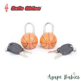 Safe Skies Olympic Padlock Double Set - Basketball