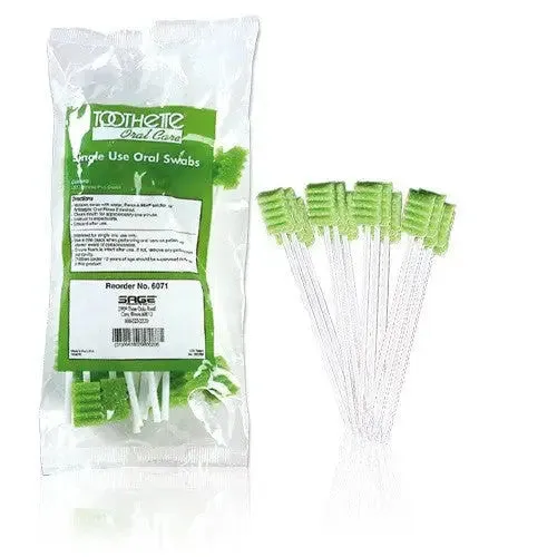 Sage Toothettes Plus Swabs Untreated 20/Bag