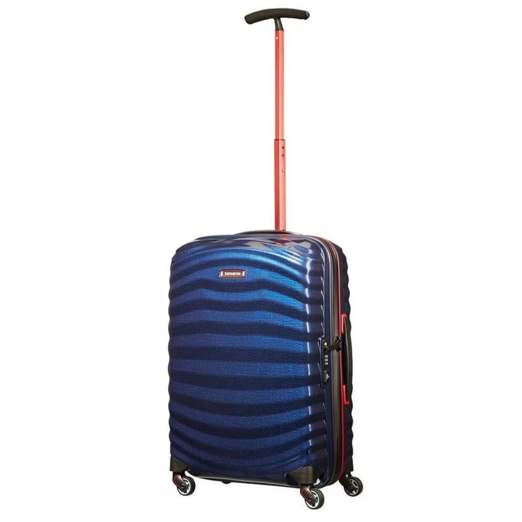 Samsonite Lite-Shock Sport 3 Piece Suitcase Set - Nautical Blue/Red