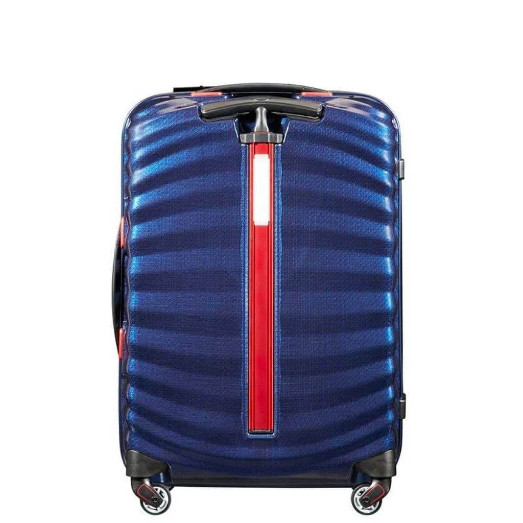 Samsonite Lite-Shock Sport Cabin 55cm Suitcase - Nautical Blue/Red