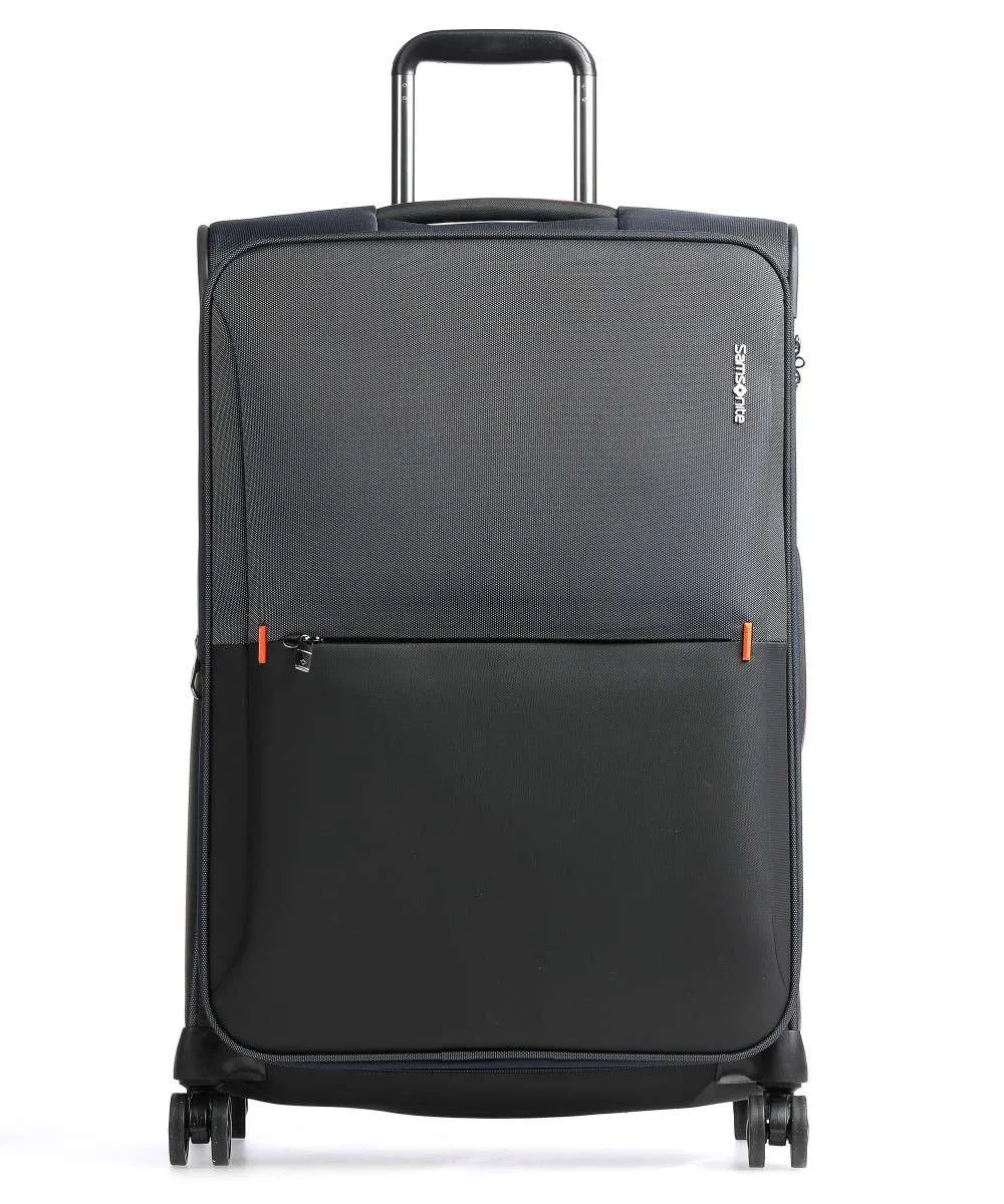 Samsonite Rythum 4 Wheel Spinner Medium Suitcase, 67cm Navy