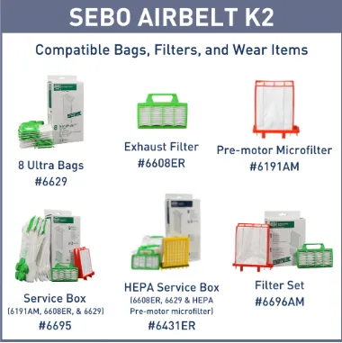 SEBO K3 Airbelt Premium ONYX Black