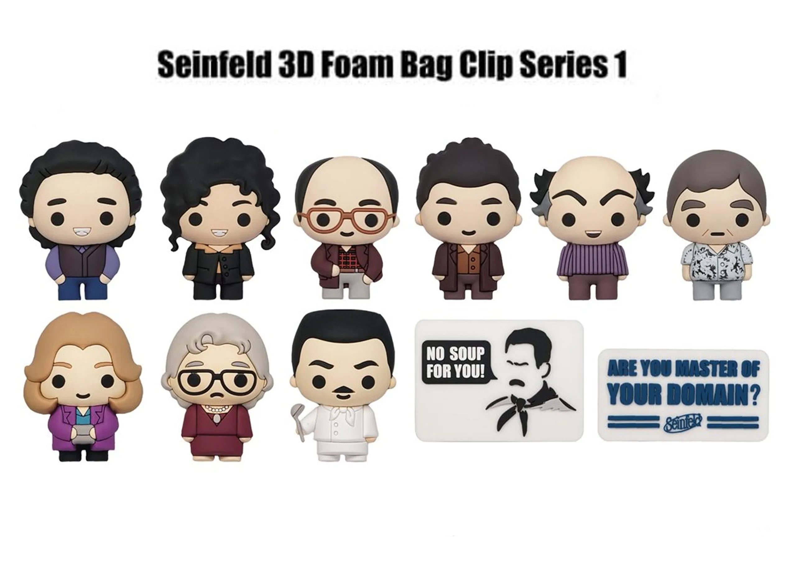 Seinfeld - Series 1 - 3D Foam Bag Clip