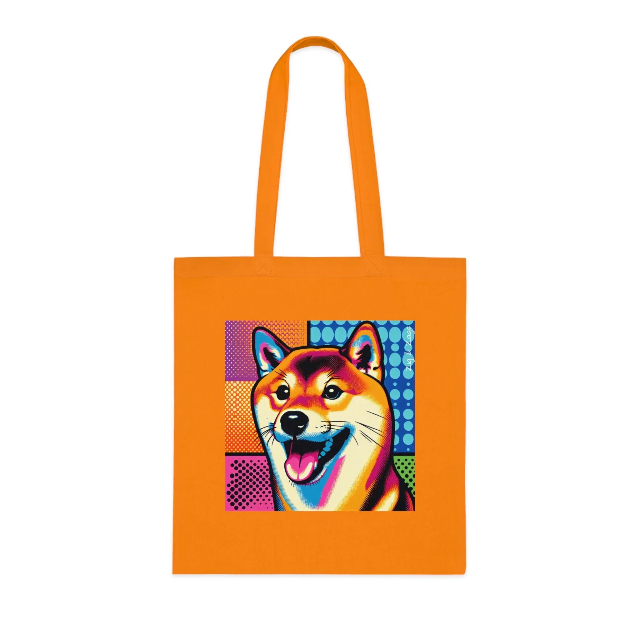 Shiba Inu Dog Cotton Tote Bag