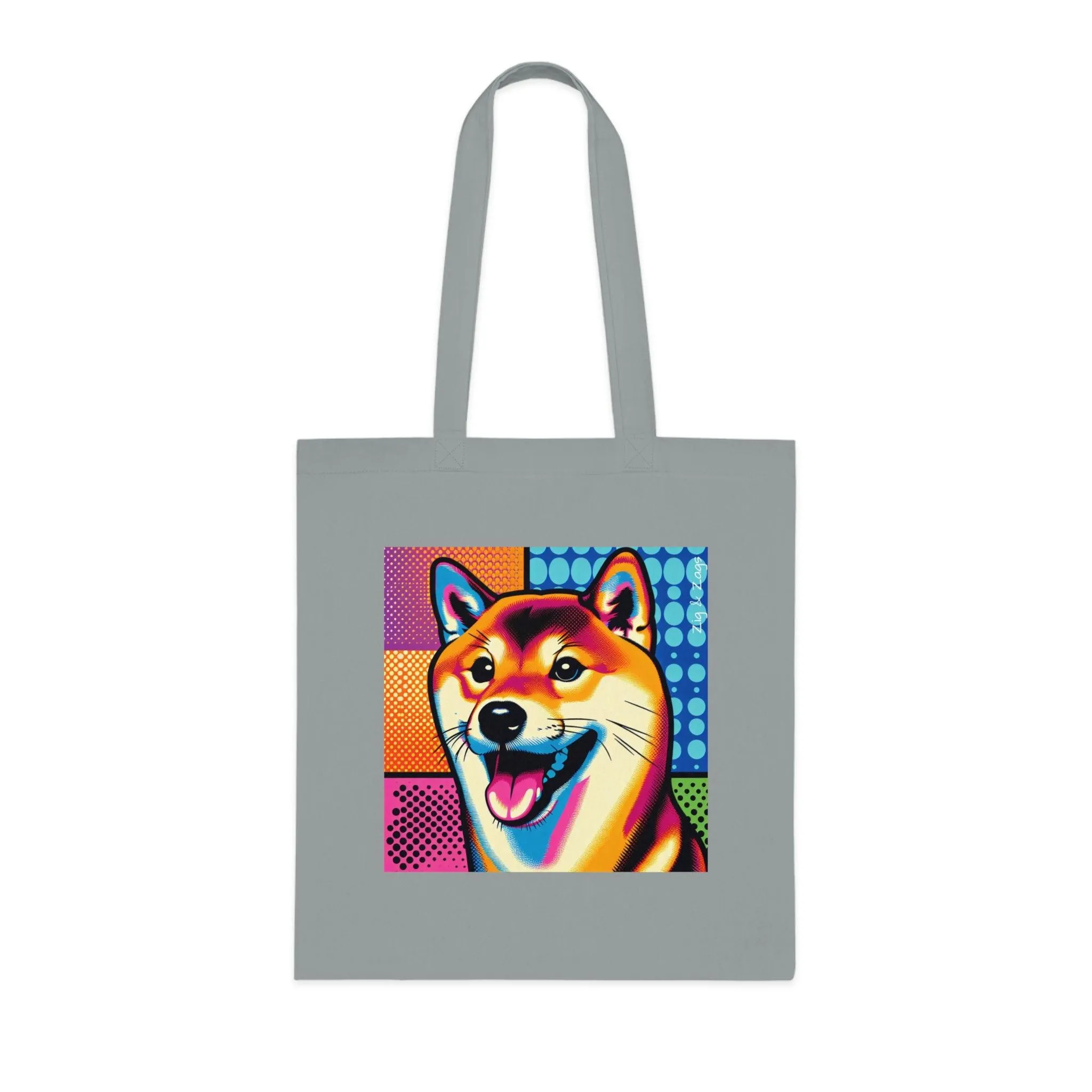 Shiba Inu Dog Cotton Tote Bag