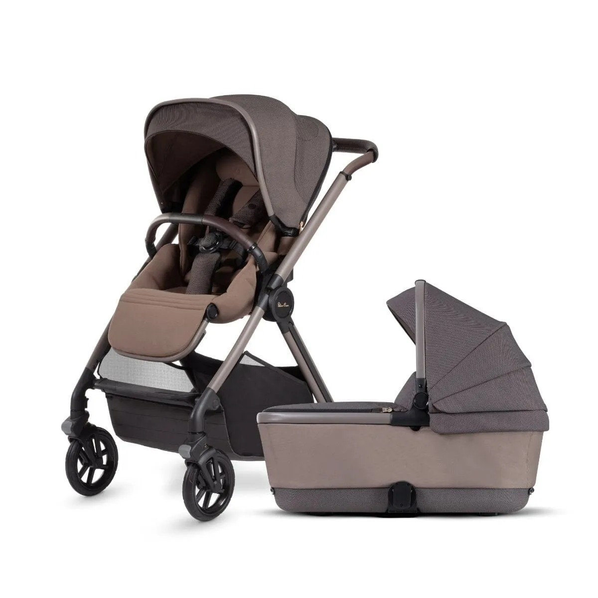 Silver Cross Reef Stroller and Folding Bassinet Bundle