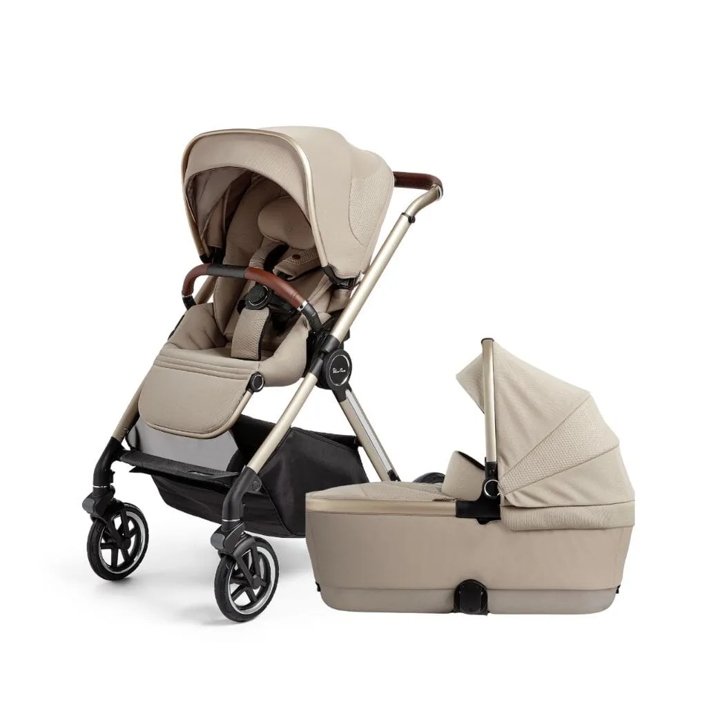 Silver Cross Reef Stroller and Folding Bassinet Bundle