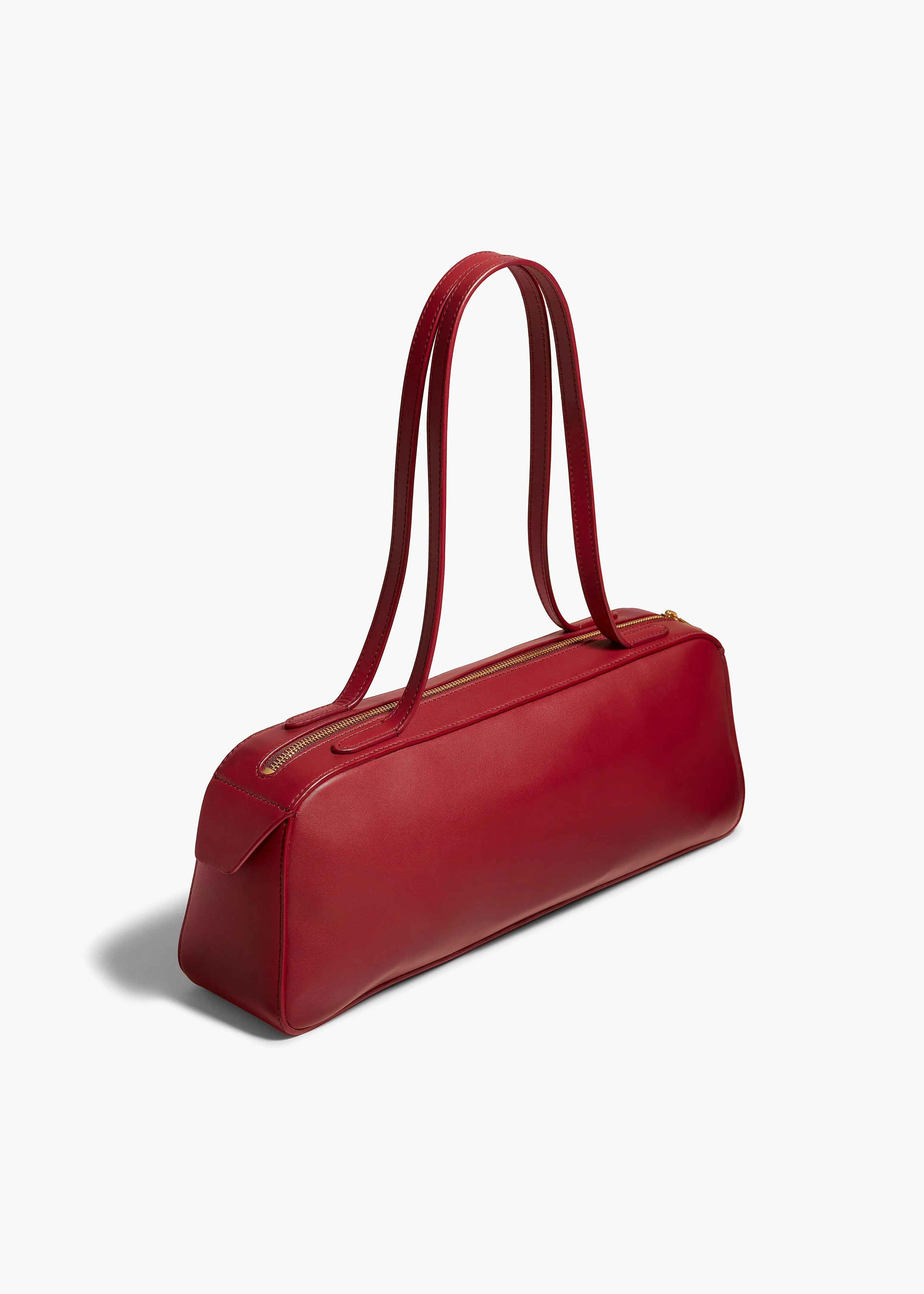 Simona Shoulder Bag in Oxblood Leather