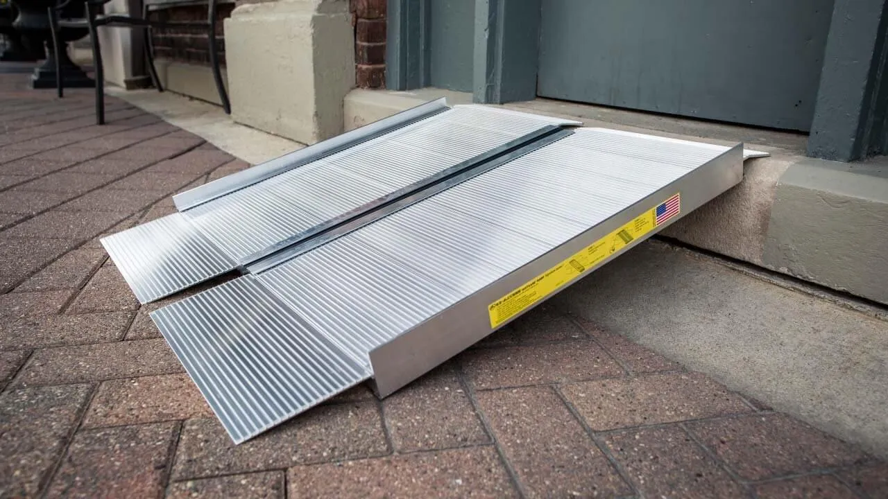 Singlefold Portable Aluminum Wheelchair Ramp