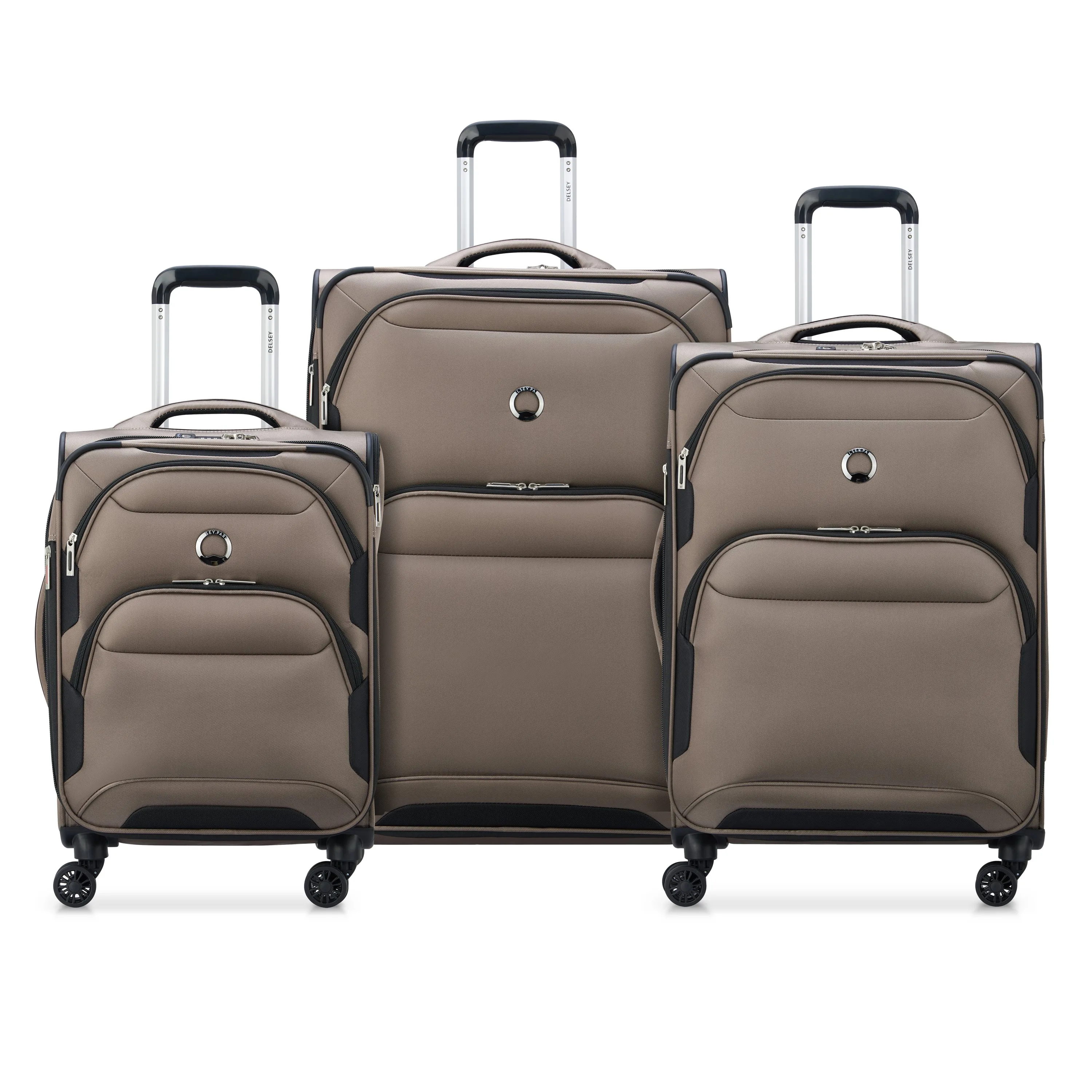 SKY MAX 2.0 - Set 3 Suitcases (L-79cm) (M-68cm) (S SLIM-55cm)