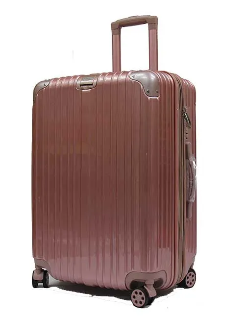 Sleek Expandable Polycarbonate Luggage with Spinner Wheels and Recessed Safe Skies TSA Lock