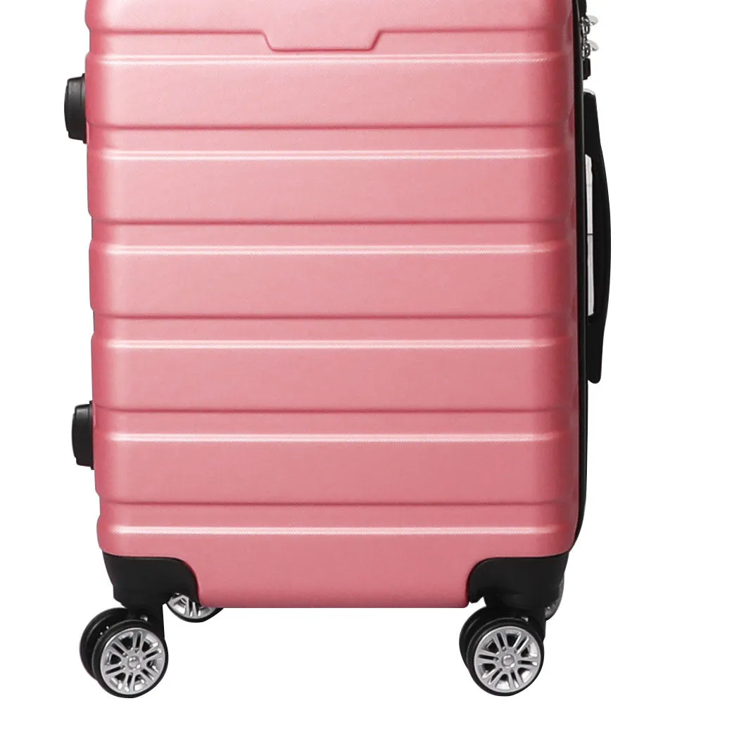 Slimbridge 3PC Luggage sets Suitcase Rose Gold