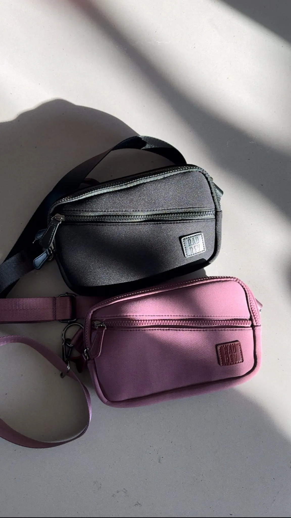 Sling Wallet in Berry Neoprene