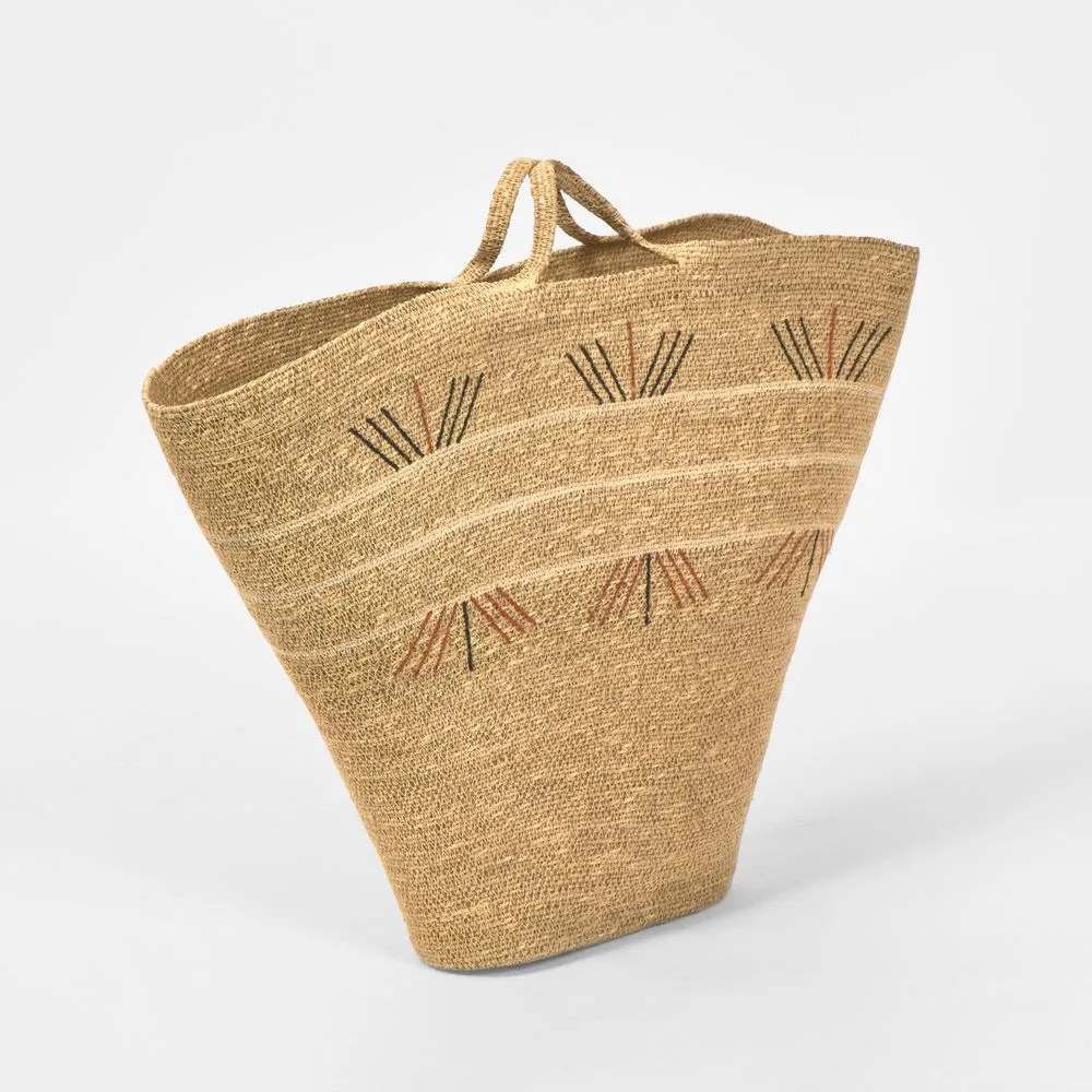 Soliel Woven Market Bag Natural