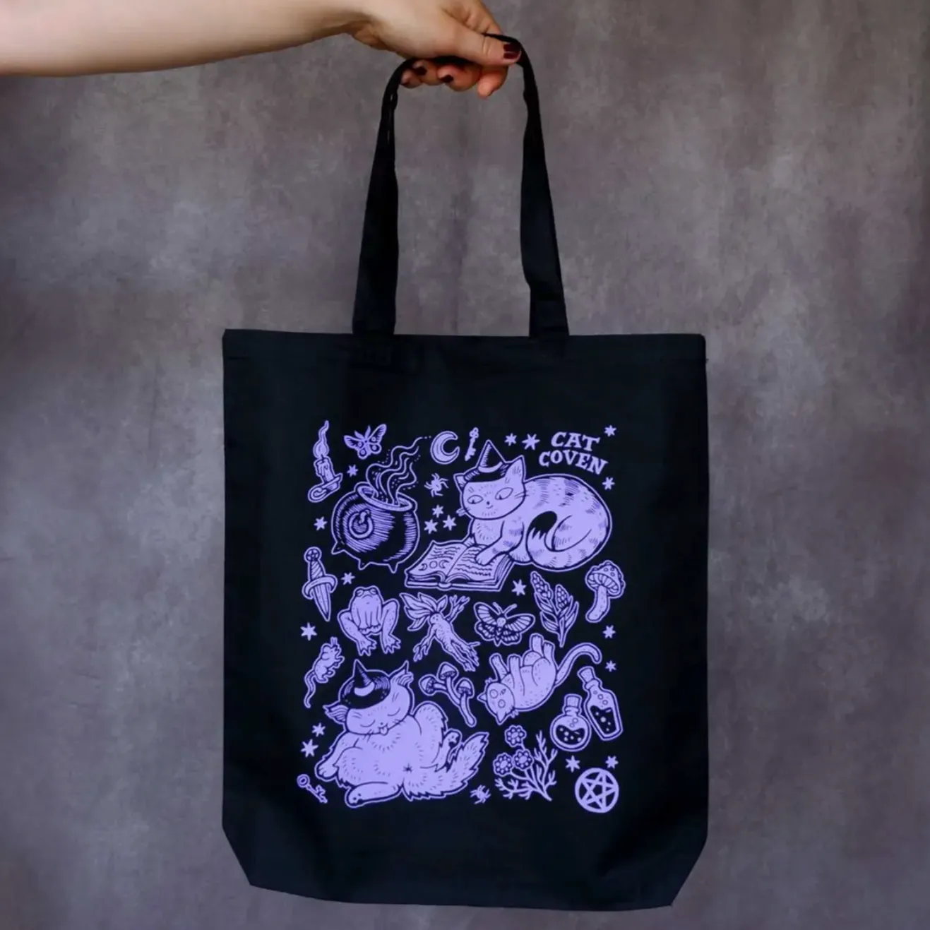 Spellbound Kitties Tote Bag