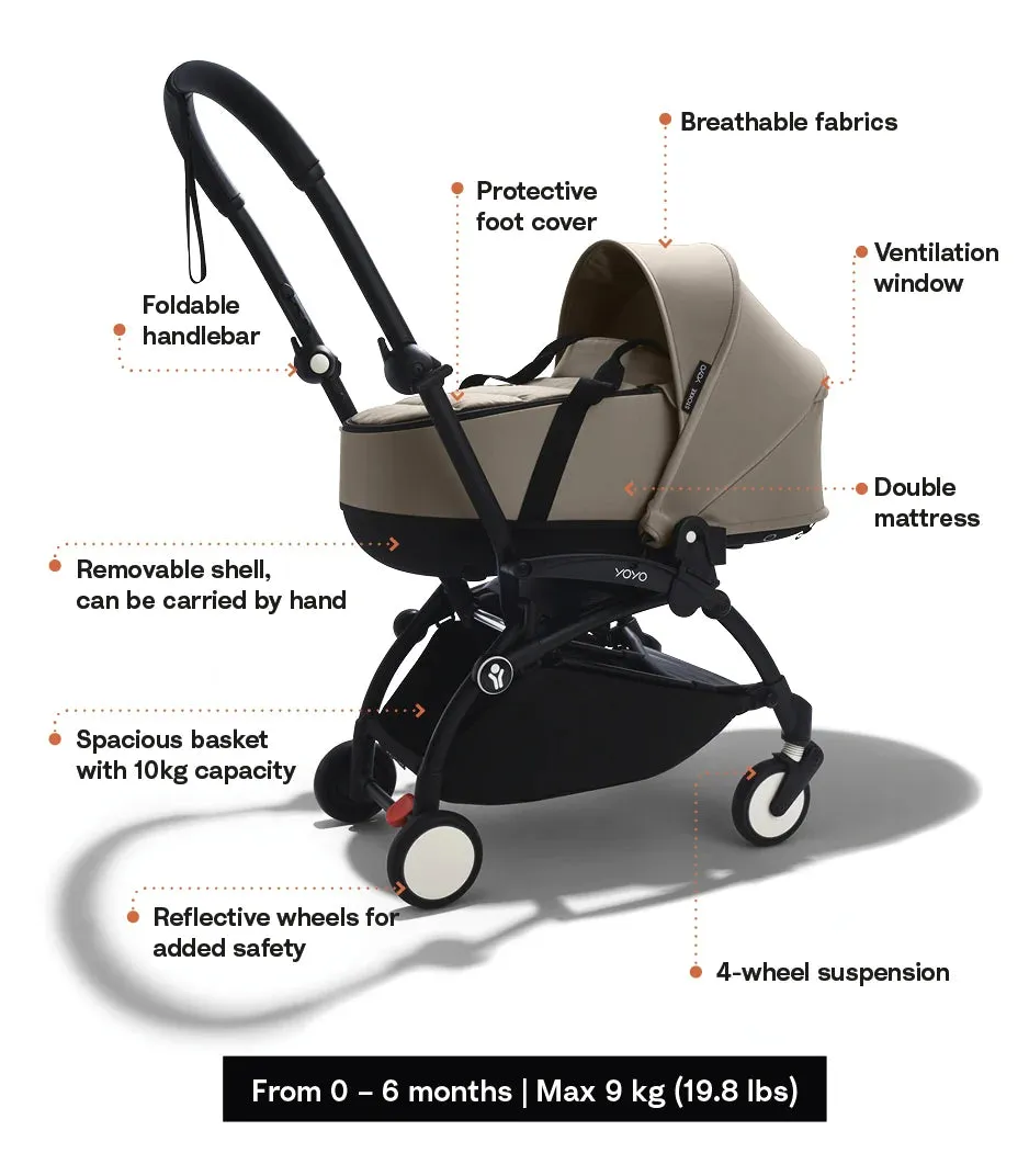 Stokke® YOYO³ Stroller W/Newborn Shell - Ginger