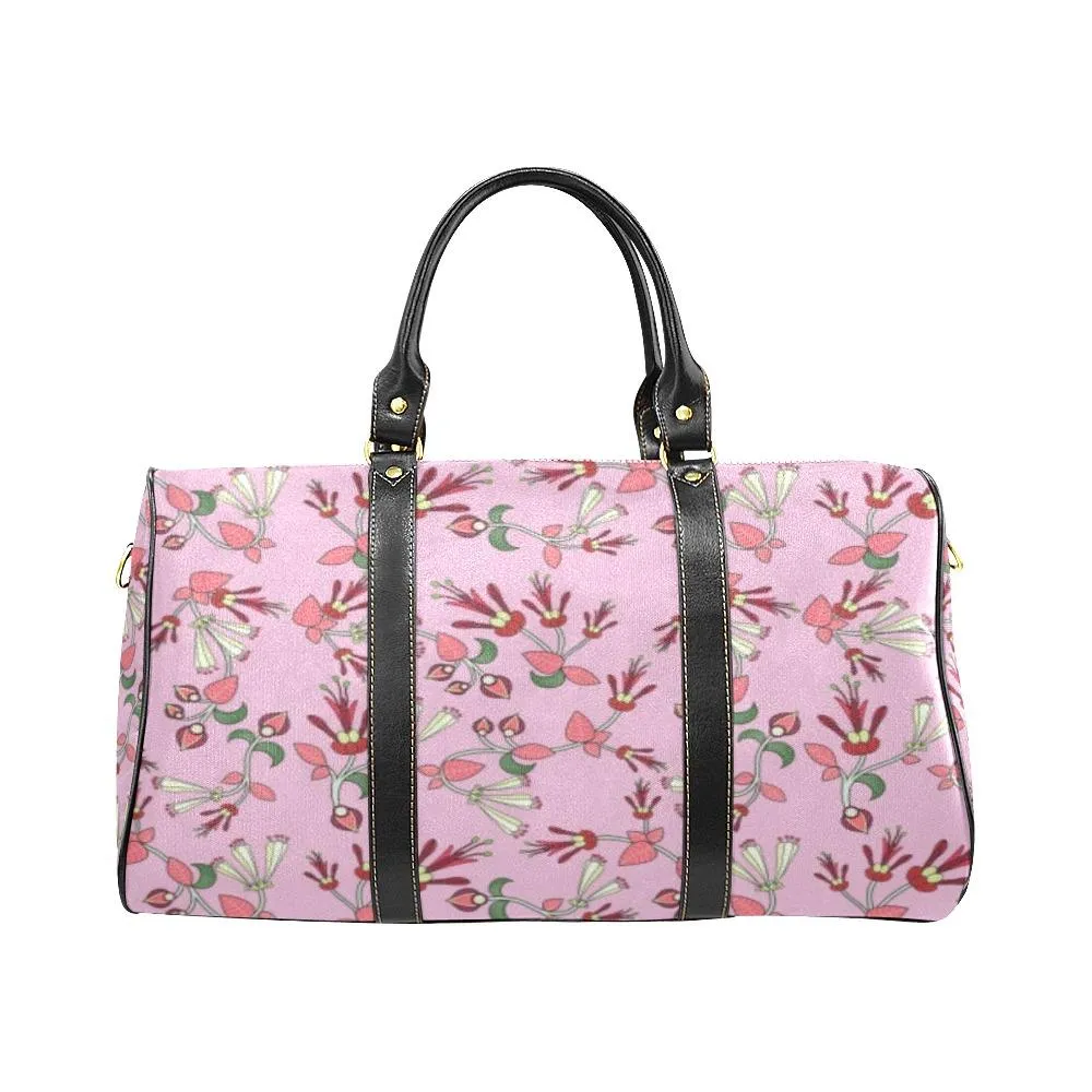 Strawberry Floral Waterproof Travel Bag/Small