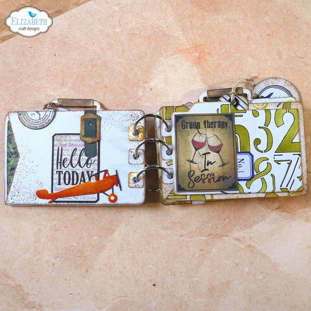 Suitcase Album Stamp   Die Kit