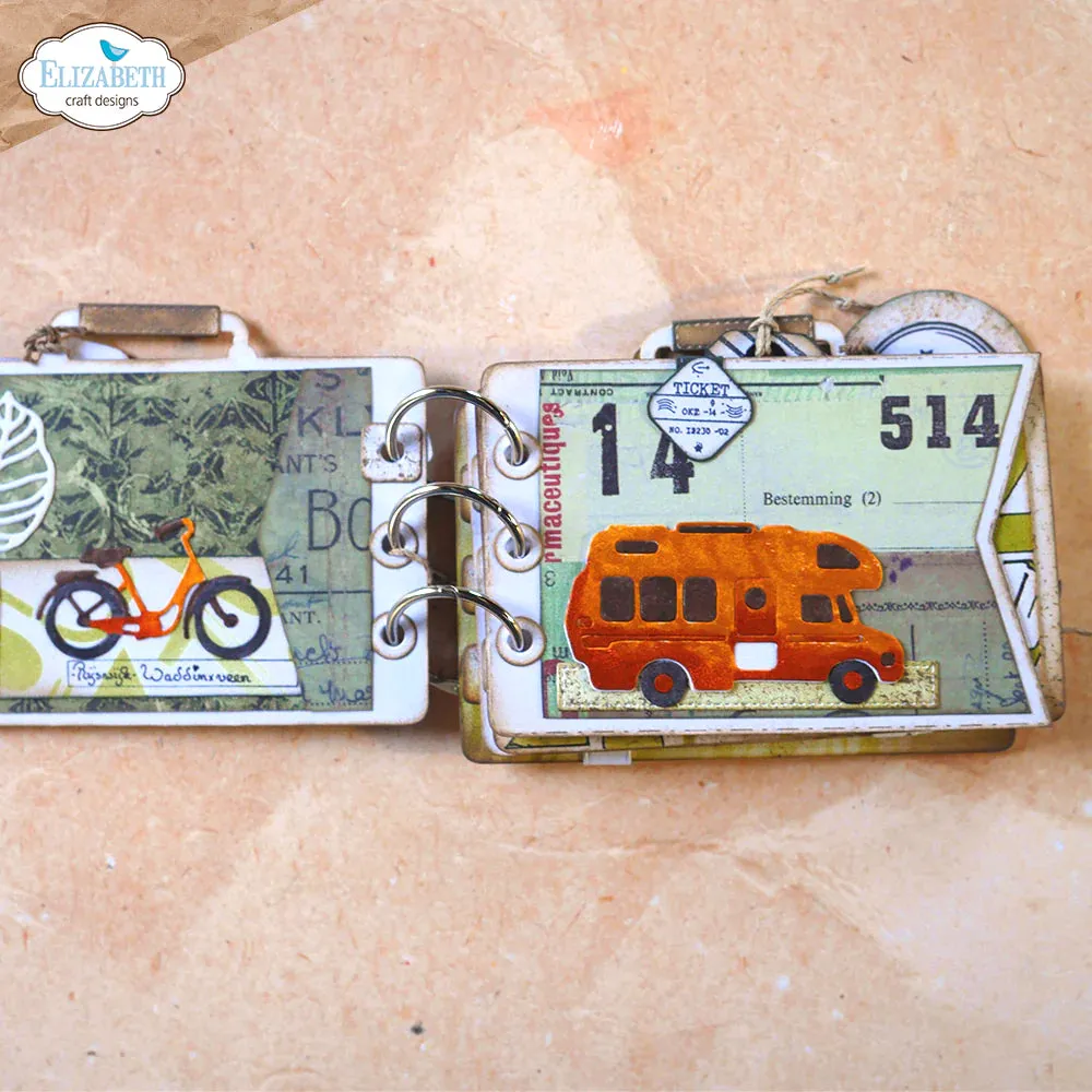 Suitcase Album Stamp   Die Kit