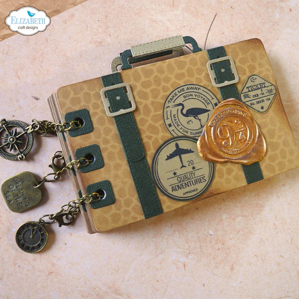 Suitcase Album Stamp   Die Kit