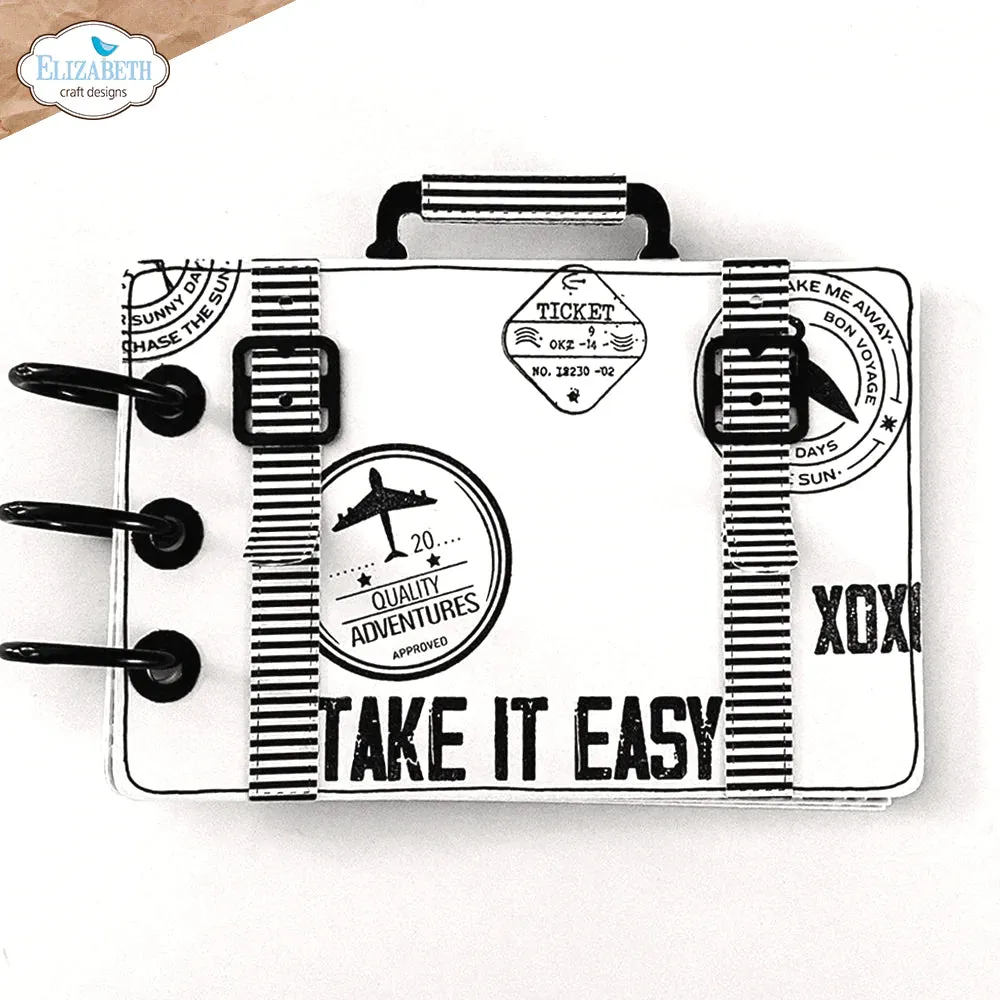 Suitcase Album Stamp   Die Kit