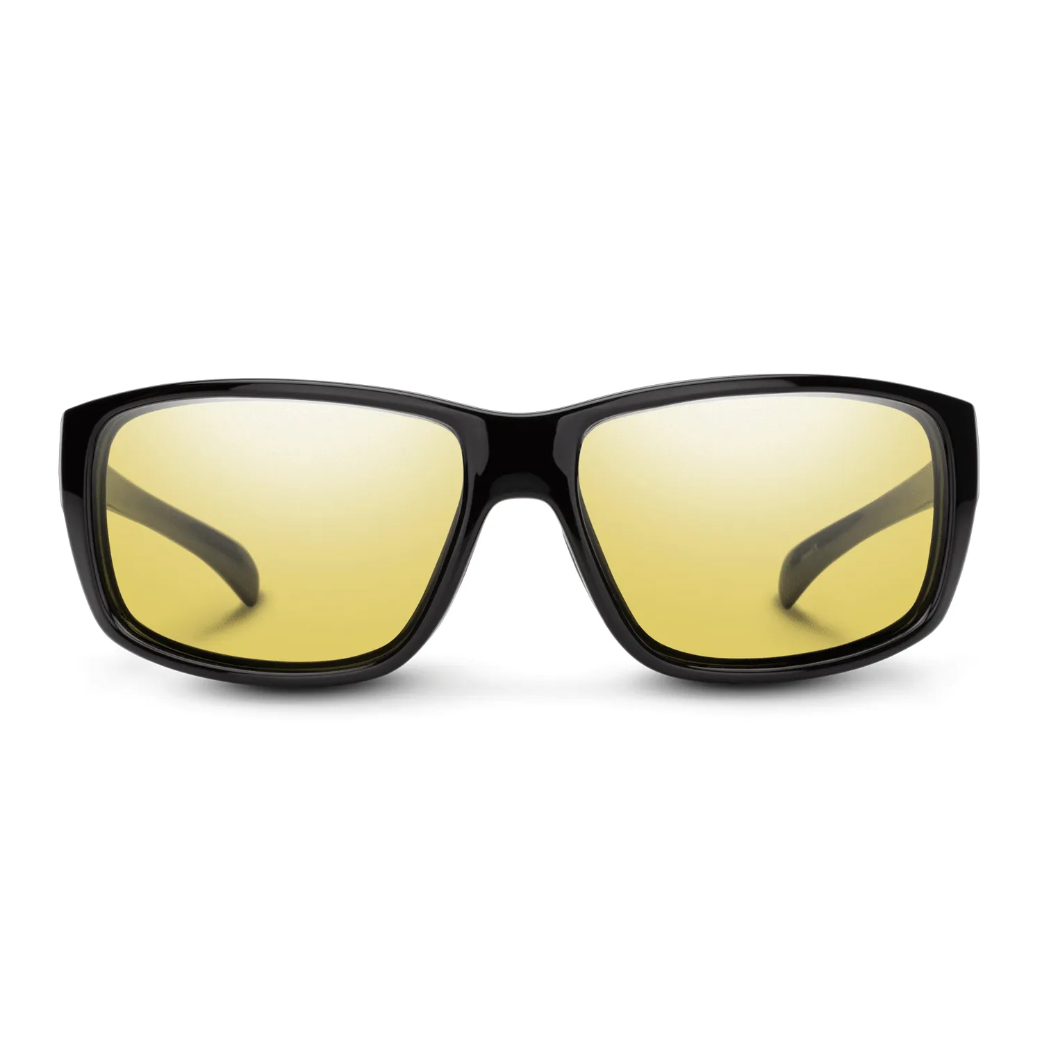 Suncloud Milestone Sunglasses Black/Polarized Yellow