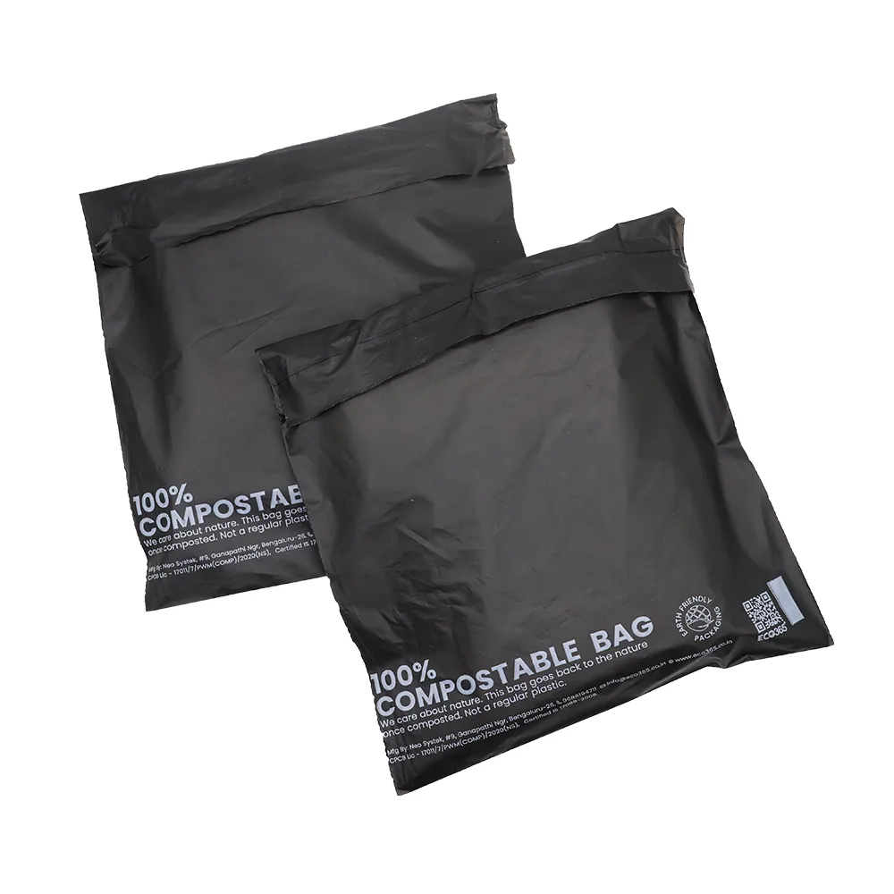 Tamper Proof Compostable Courier Bags With Sealking(8"x 8.5" 1.5")- [Pack of 500]