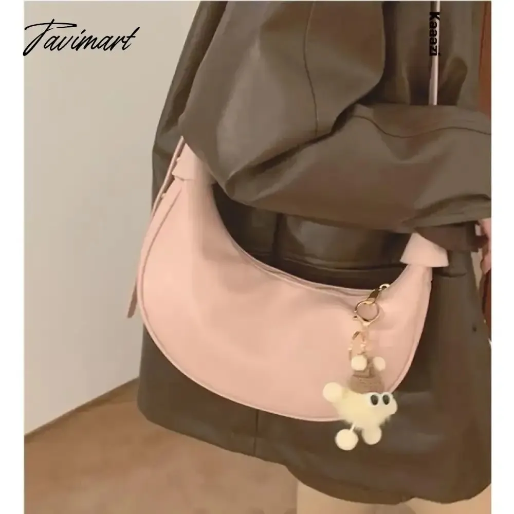 Tavimart Fashion Versatile INS Women's Casual Shoulder Bag Luxury Designer New Handbag High Quality Crossbody Bags Simple Classic