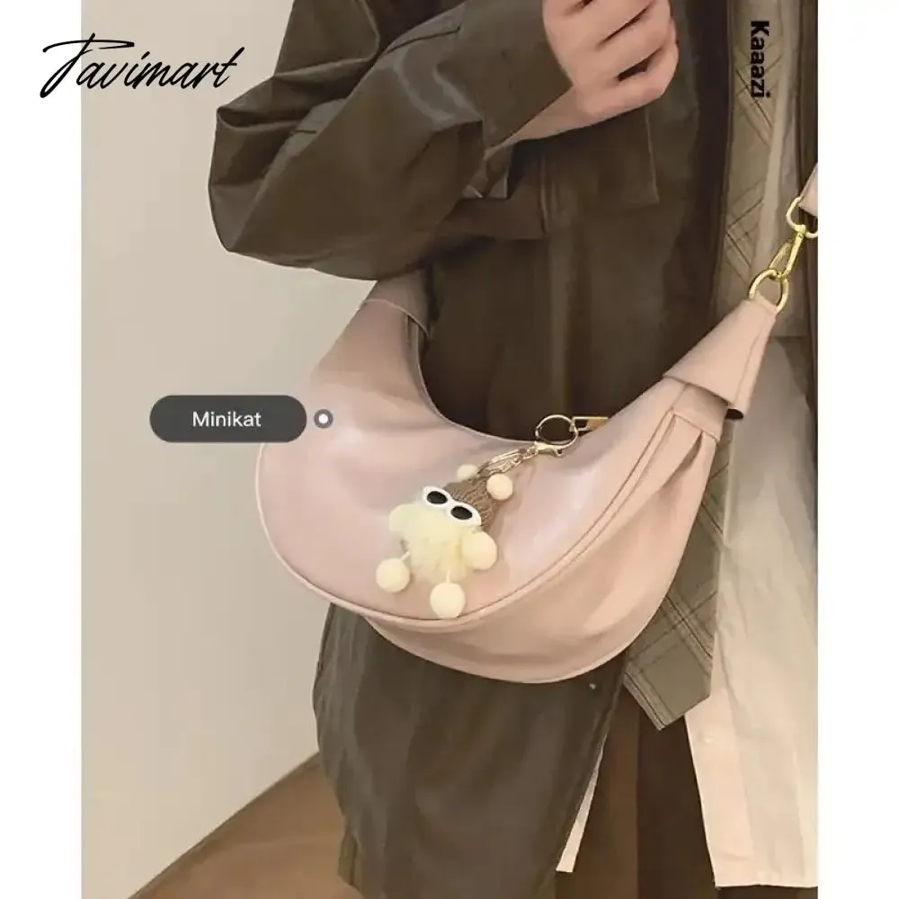 Tavimart Fashion Versatile INS Women's Casual Shoulder Bag Luxury Designer New Handbag High Quality Crossbody Bags Simple Classic