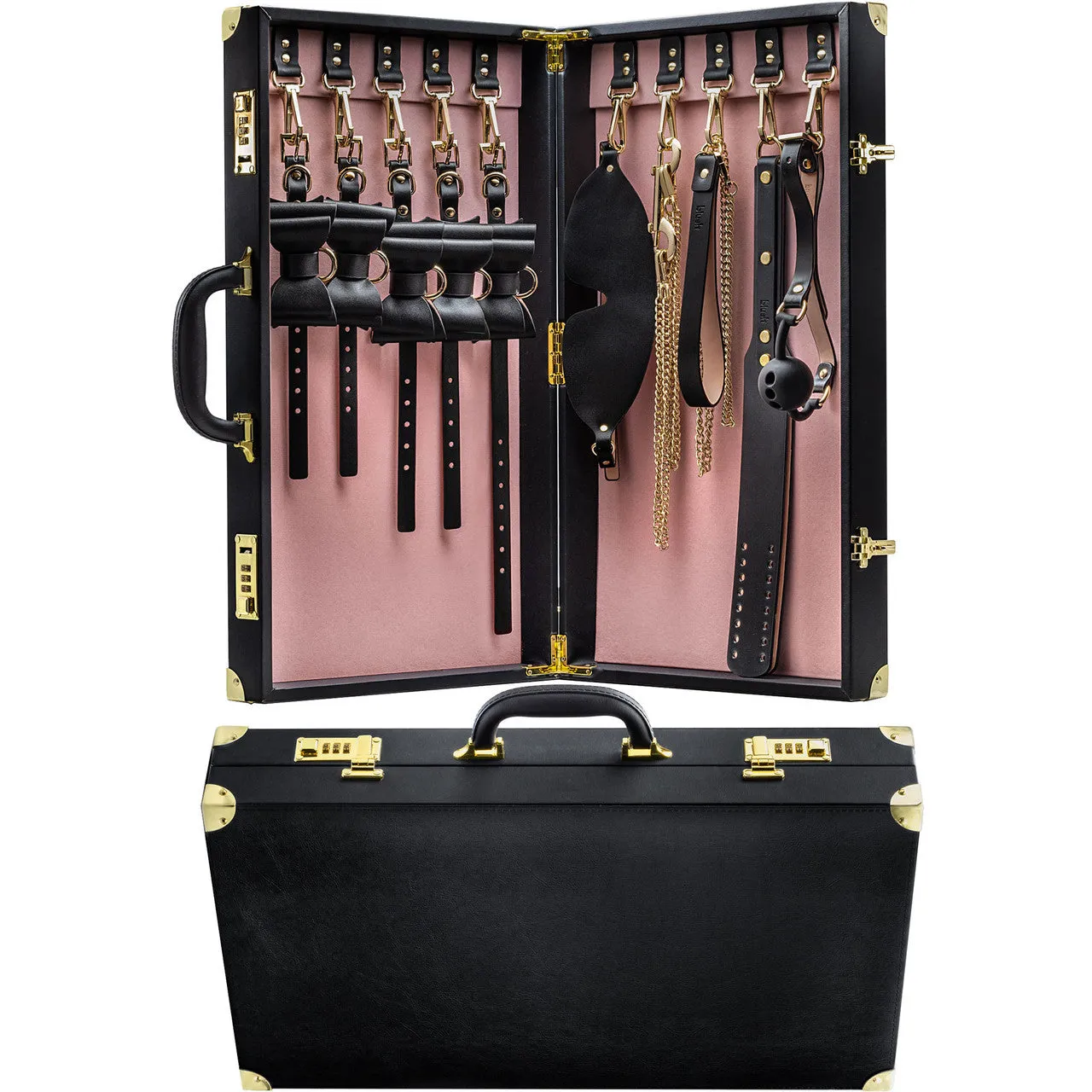 TEMPTASIA SAFE WORD 9 PIECE BONDAGE KIT WITH SUITCASE