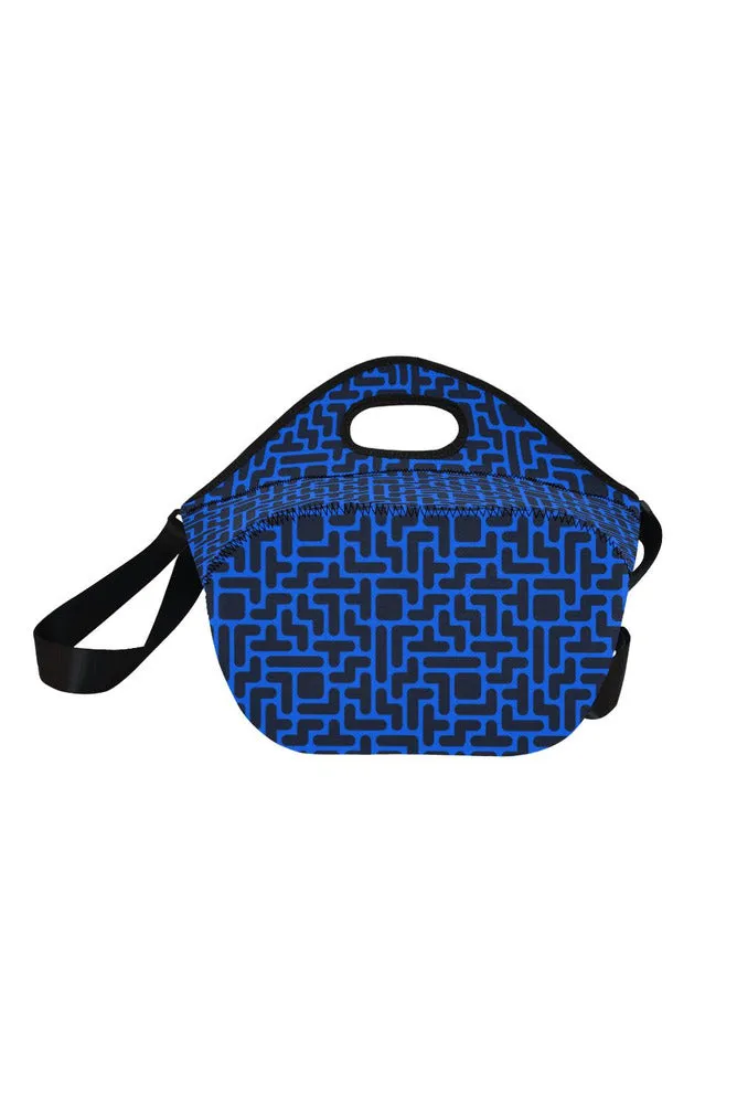 Tetromino Neoprene Lunch Bag/Large (Model 1669)