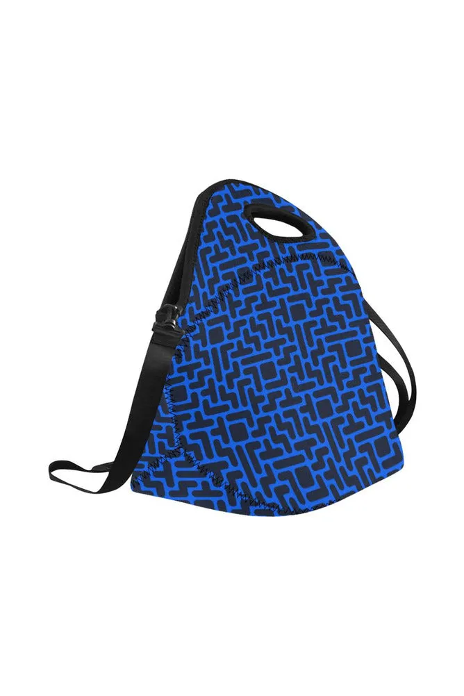 Tetromino Neoprene Lunch Bag/Large (Model 1669)