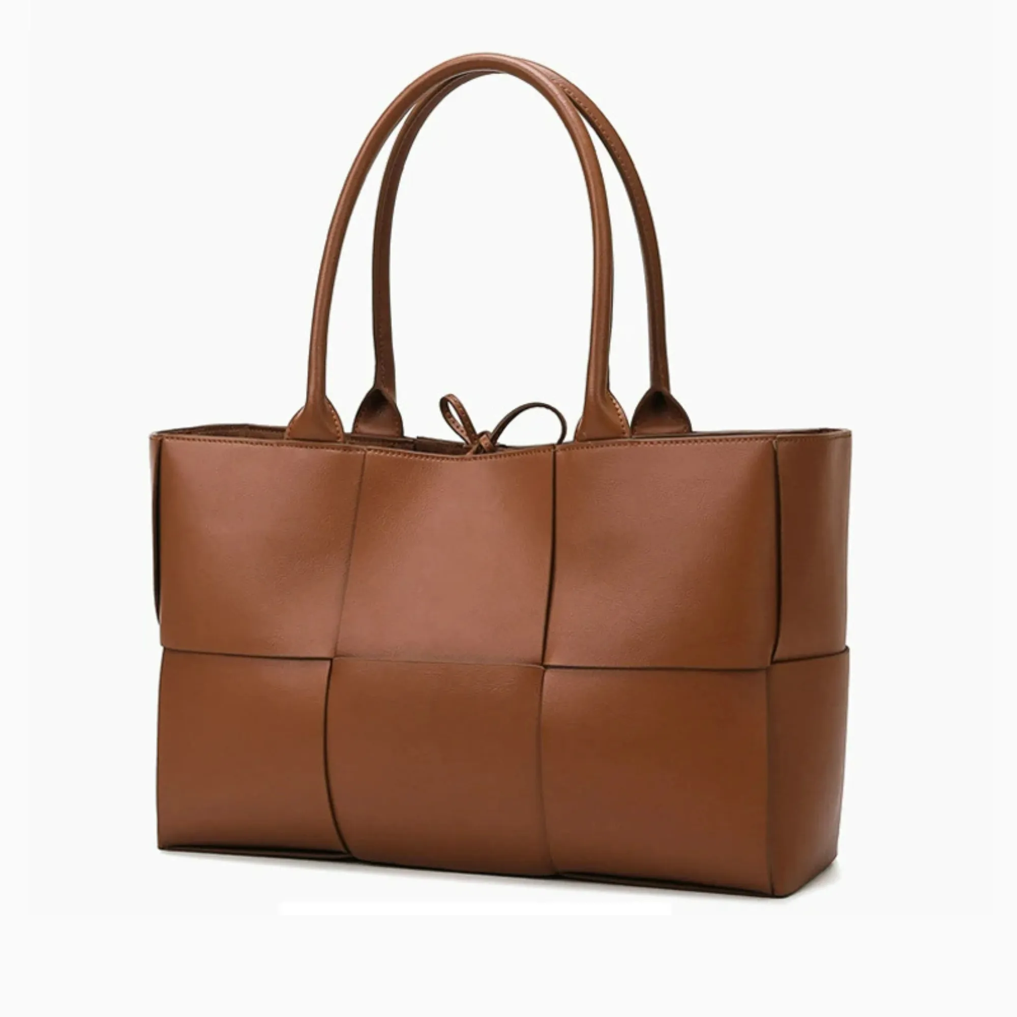 The Bottega Veneta Arco inspired Woven Large Leather Tote Bag